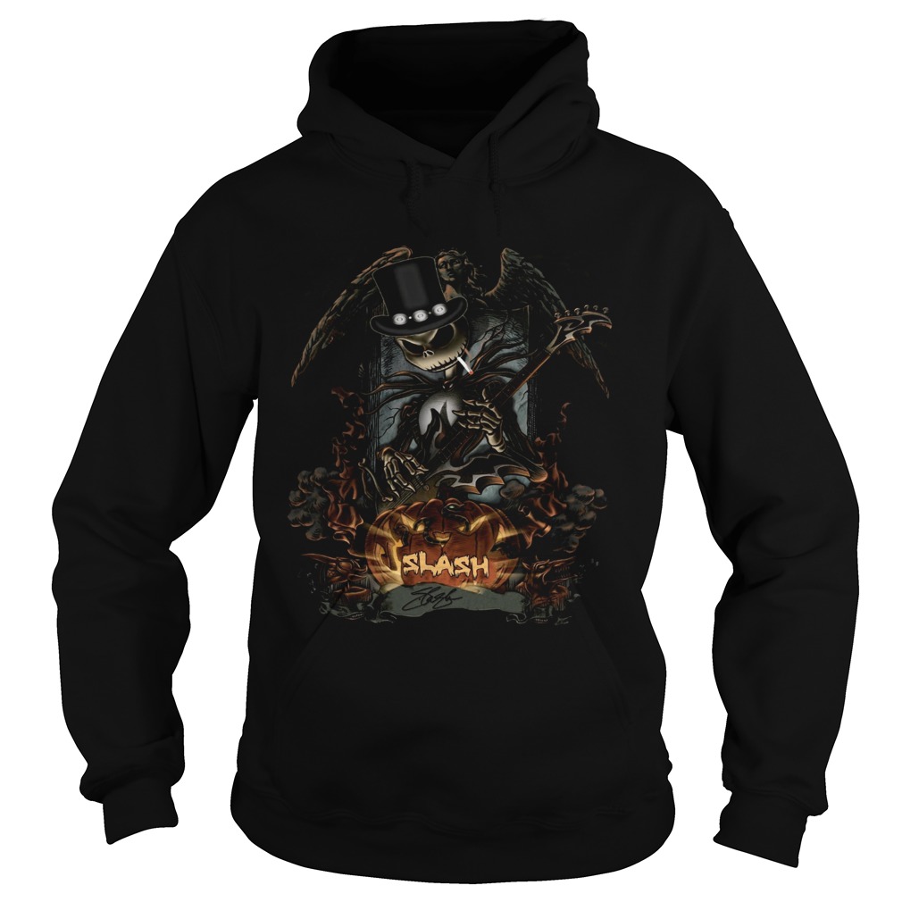 Halloween Jack Skellington Smoking Slash Pumpkin Hoodie