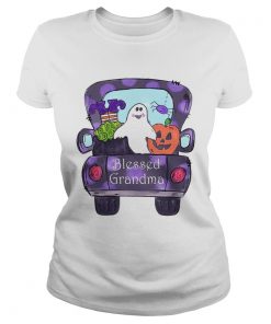 Halloween Womens Mom Blessed Grandma TShirt Classic Ladies