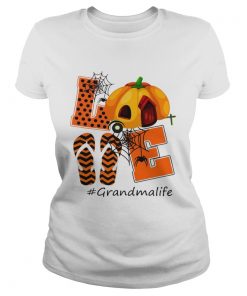 Halloween Womens Mom Love Grandma Life TShirt Classic Ladies