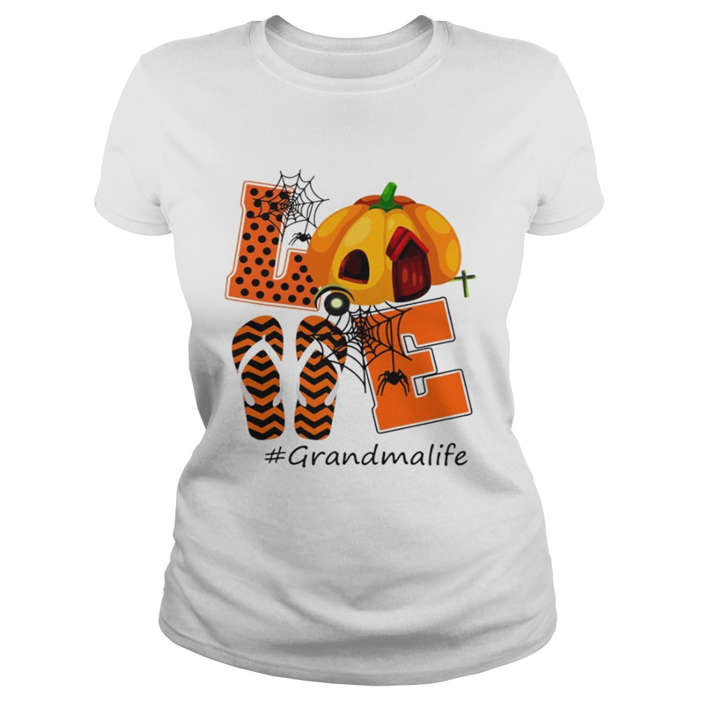 Halloween Womens Mom Love Grandma Life TShirt Classic Ladies