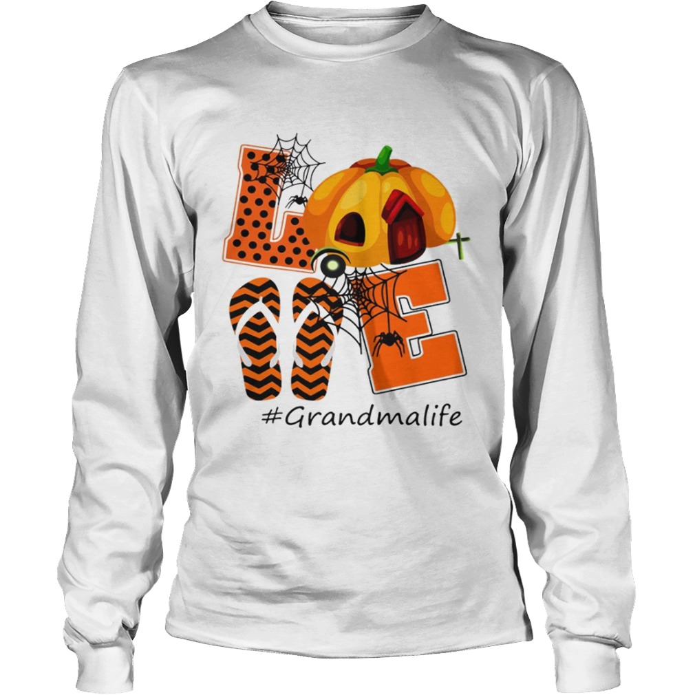 Halloween Womens Mom Love Grandma Life TShirt LongSleeve