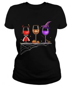 Halloween glasses of wine  Classic Ladies