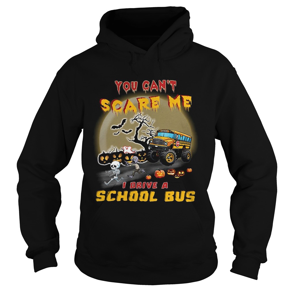 Halloween you cant scare me I drive a school bus Hoodie