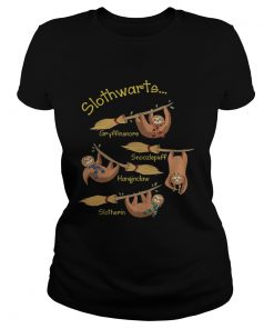 Harry Potter Slothwarts Gryffinsnore Snoozlepuff Hanginclaw Slotherin Shirt Classic Ladies