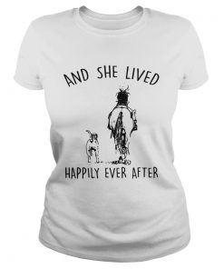 Horse And Dog and she lived happily ever after  by T Classic Ladies