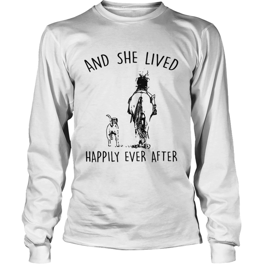 Horse And Dog and she lived happily ever after by T LongSleeve