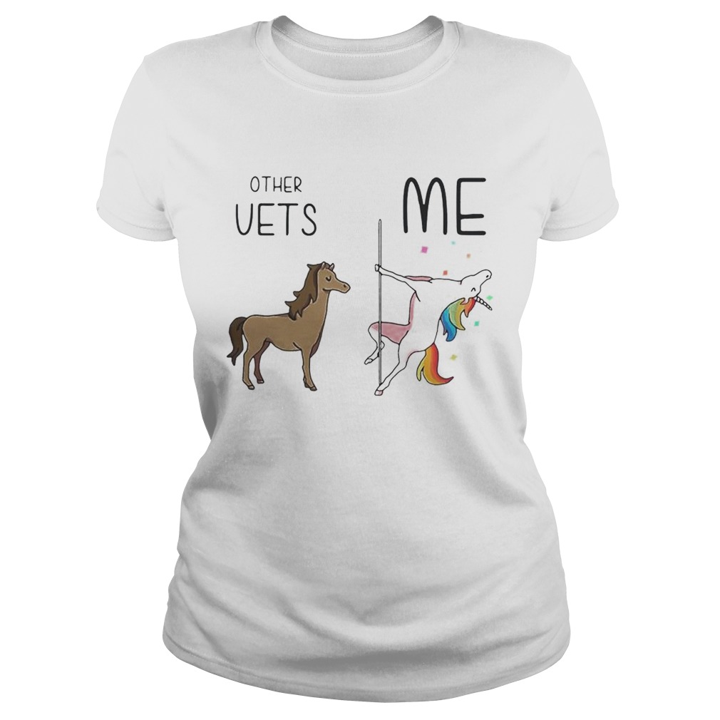 Horse unicorn pole dance other vets me Classic Ladies