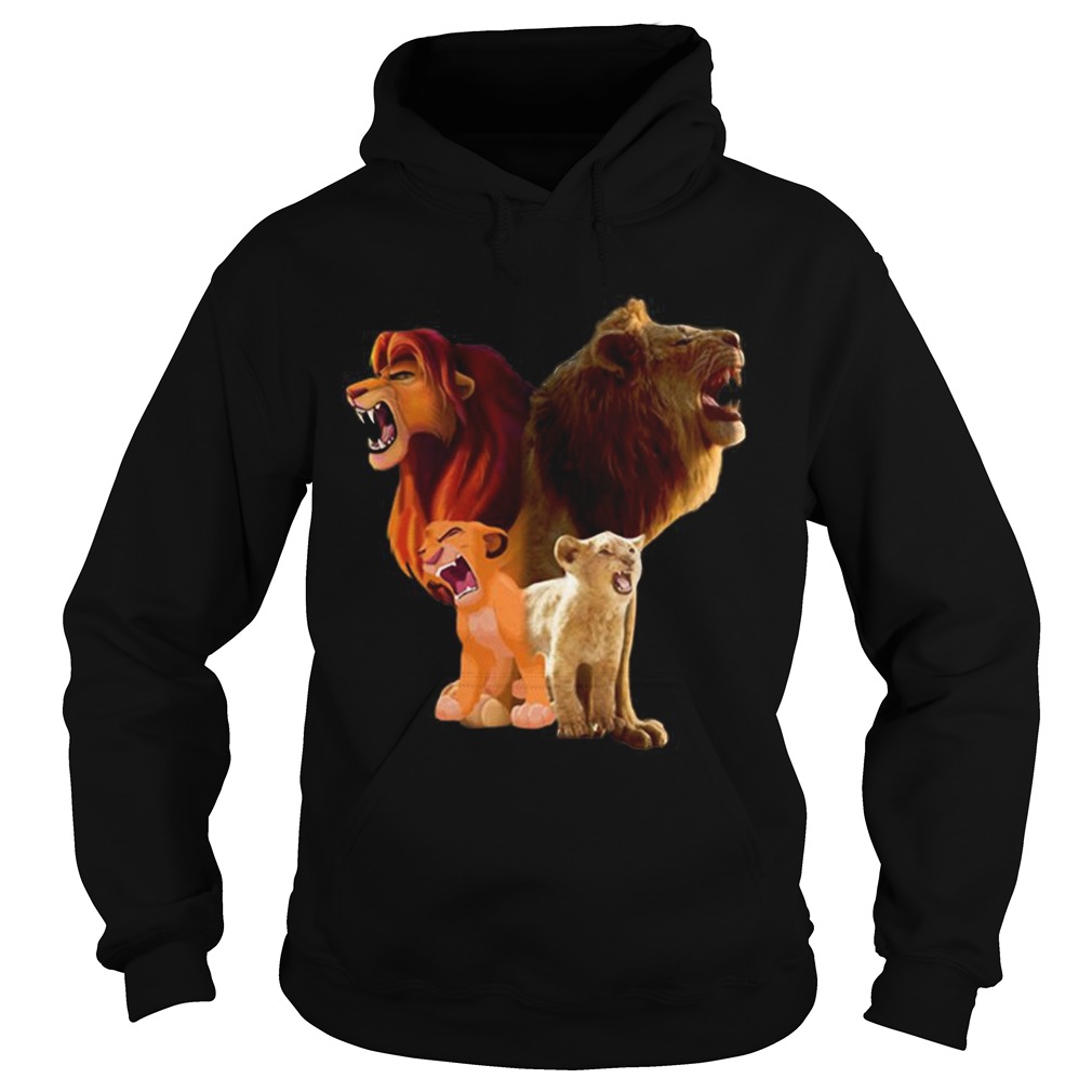 Hot Baby Simba and adult Simba The Lion King 2019 Hoodie