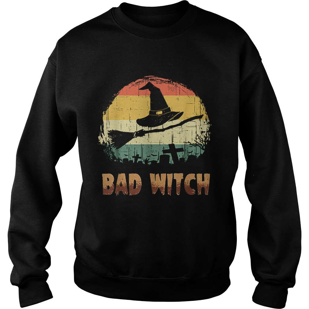 Hot Bad Witch Good Witch Best Bff Matching Halloween Sweatshirt