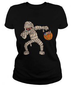 Hot Happy Daboween Mummy Halloween Dabbing Trick Dab  Classic Ladies