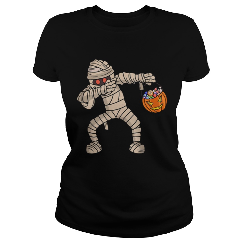 Hot Happy Daboween Mummy Halloween Dabbing Trick Dab Classic Ladies