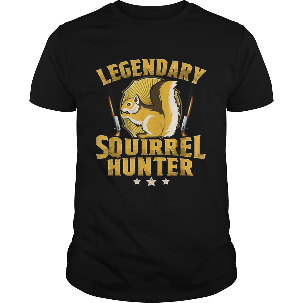 Hot Legendary Squirrel Hunter Hunting Squirrel Plinken shirt