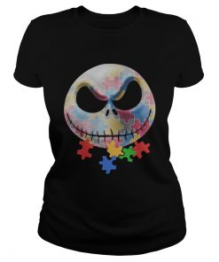 Jack Skellington Autism Awareness Classic Ladies