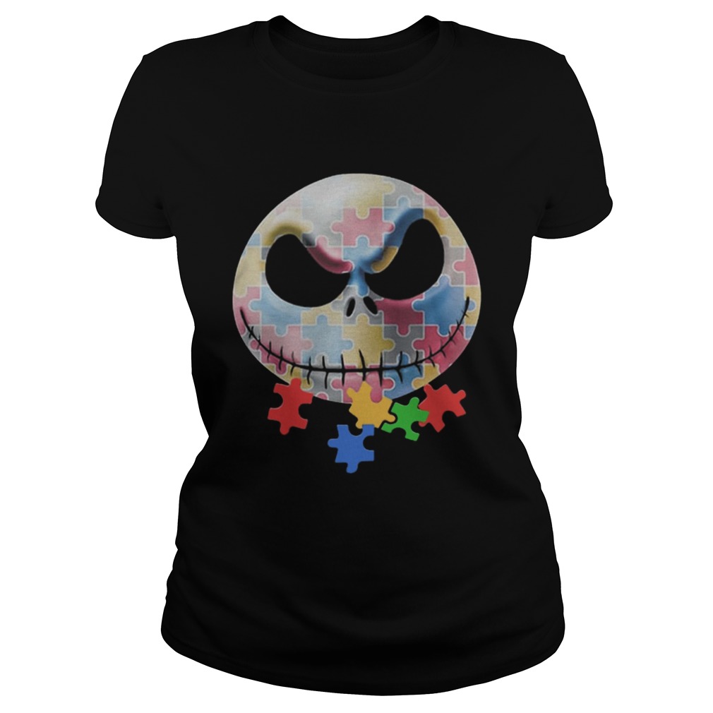 Jack Skellington Autism Awareness Classic Ladies