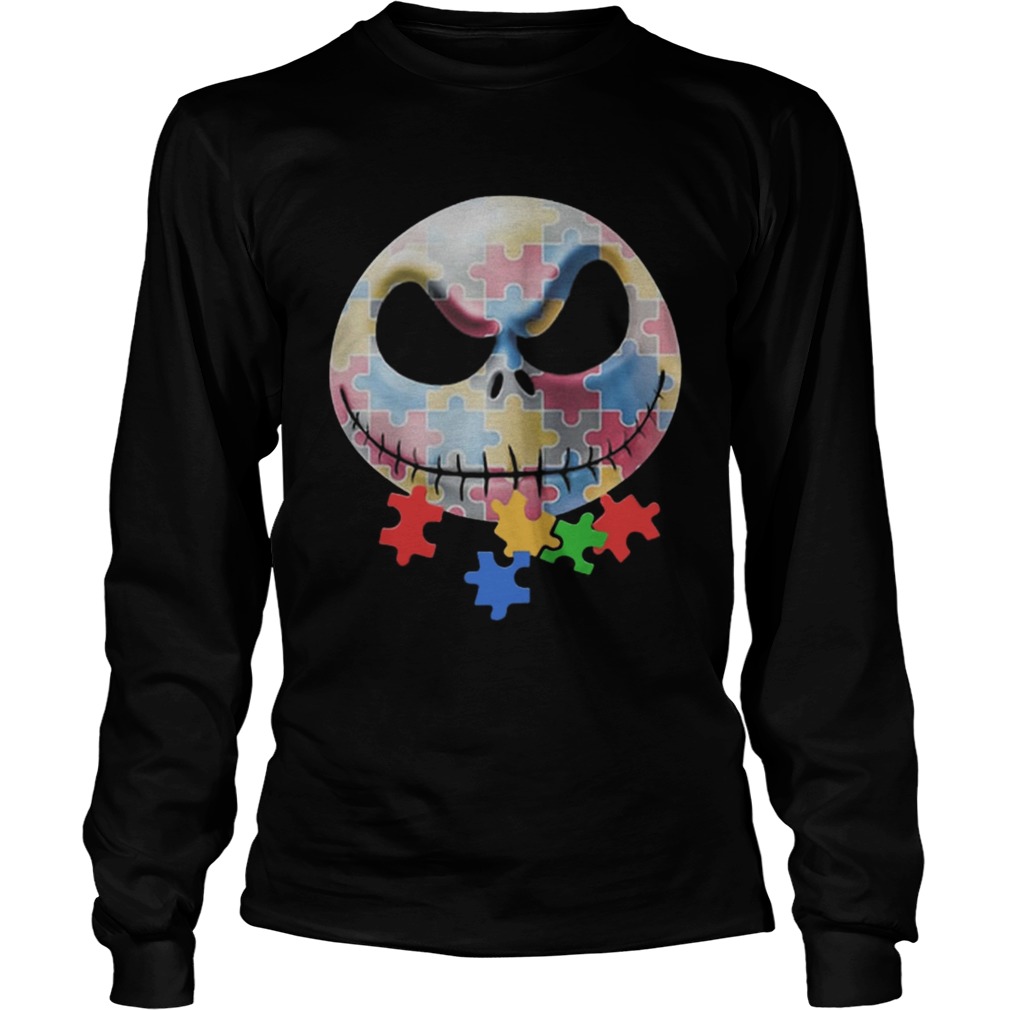 Jack Skellington Autism Awareness LongSleeve