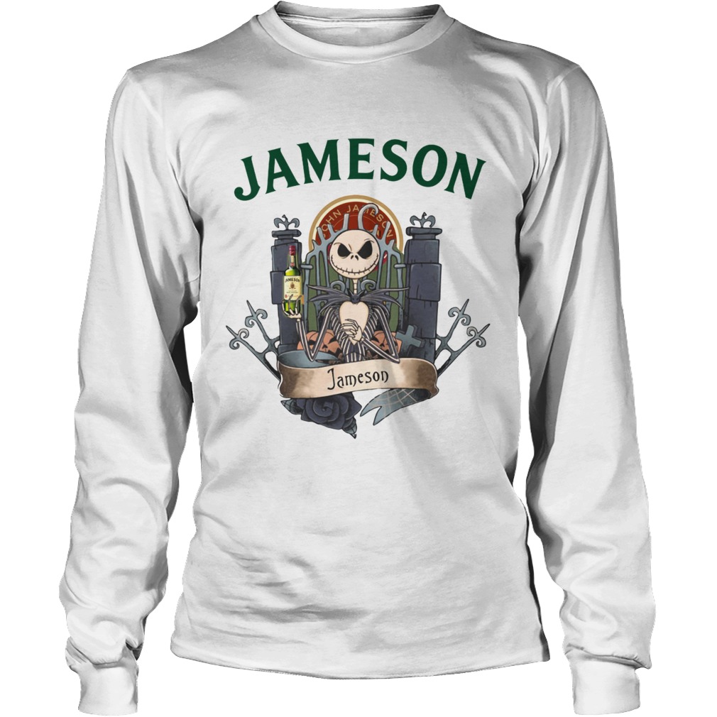 Jack Skellington Jameson Whiskey LongSleeve