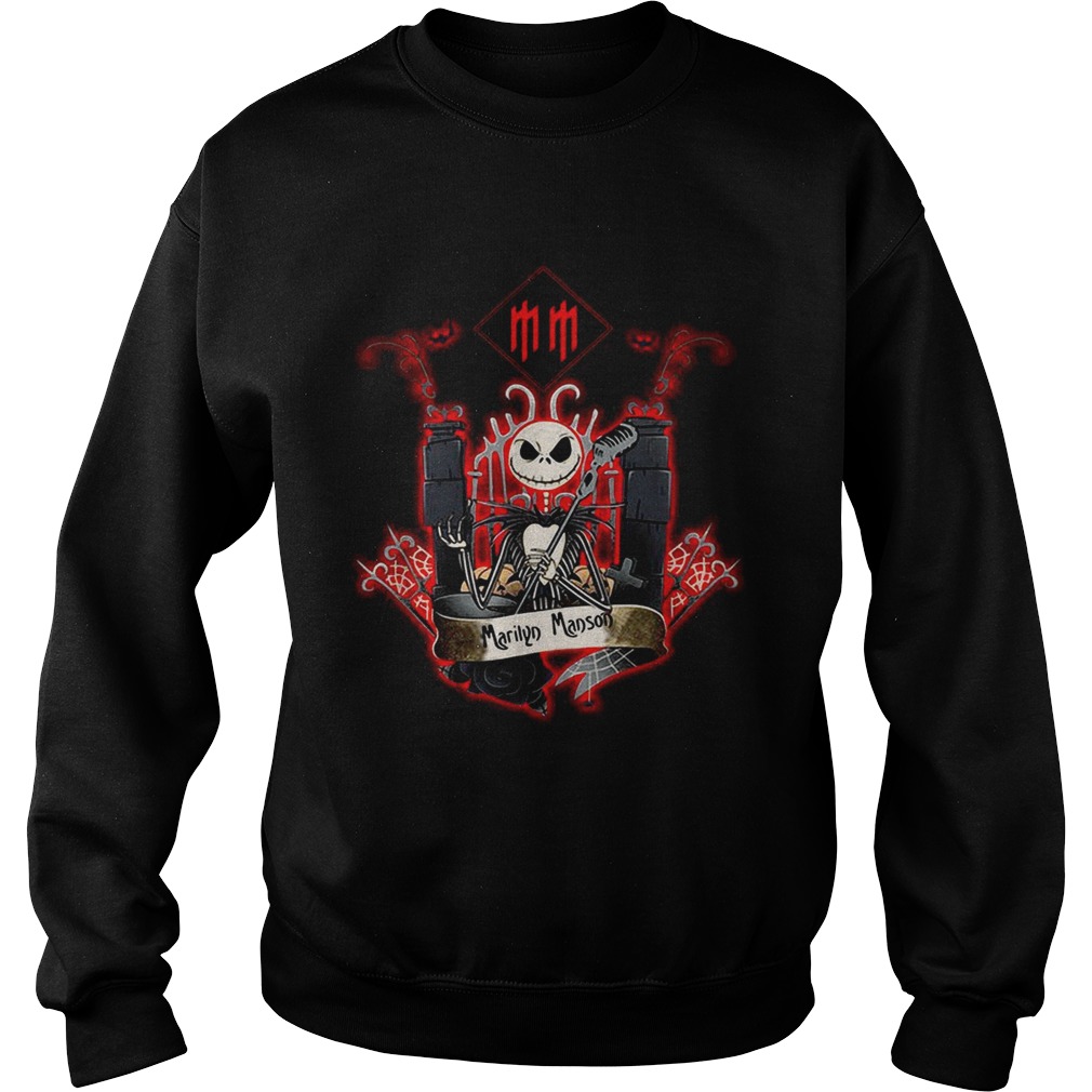 Jack Skellington Marilyn Manson Sweatshirt