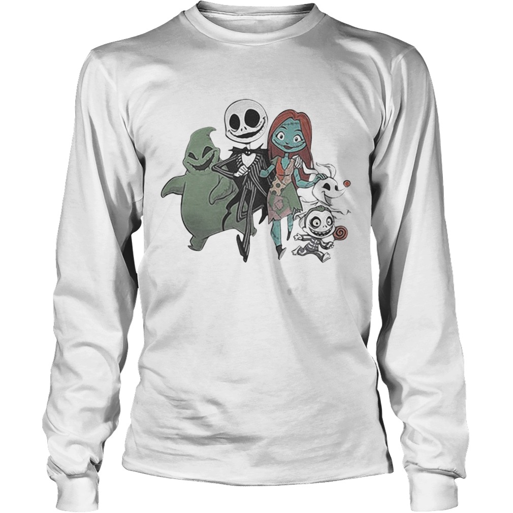 Jack Skellington and Sally and Zero Friend LongSleeve