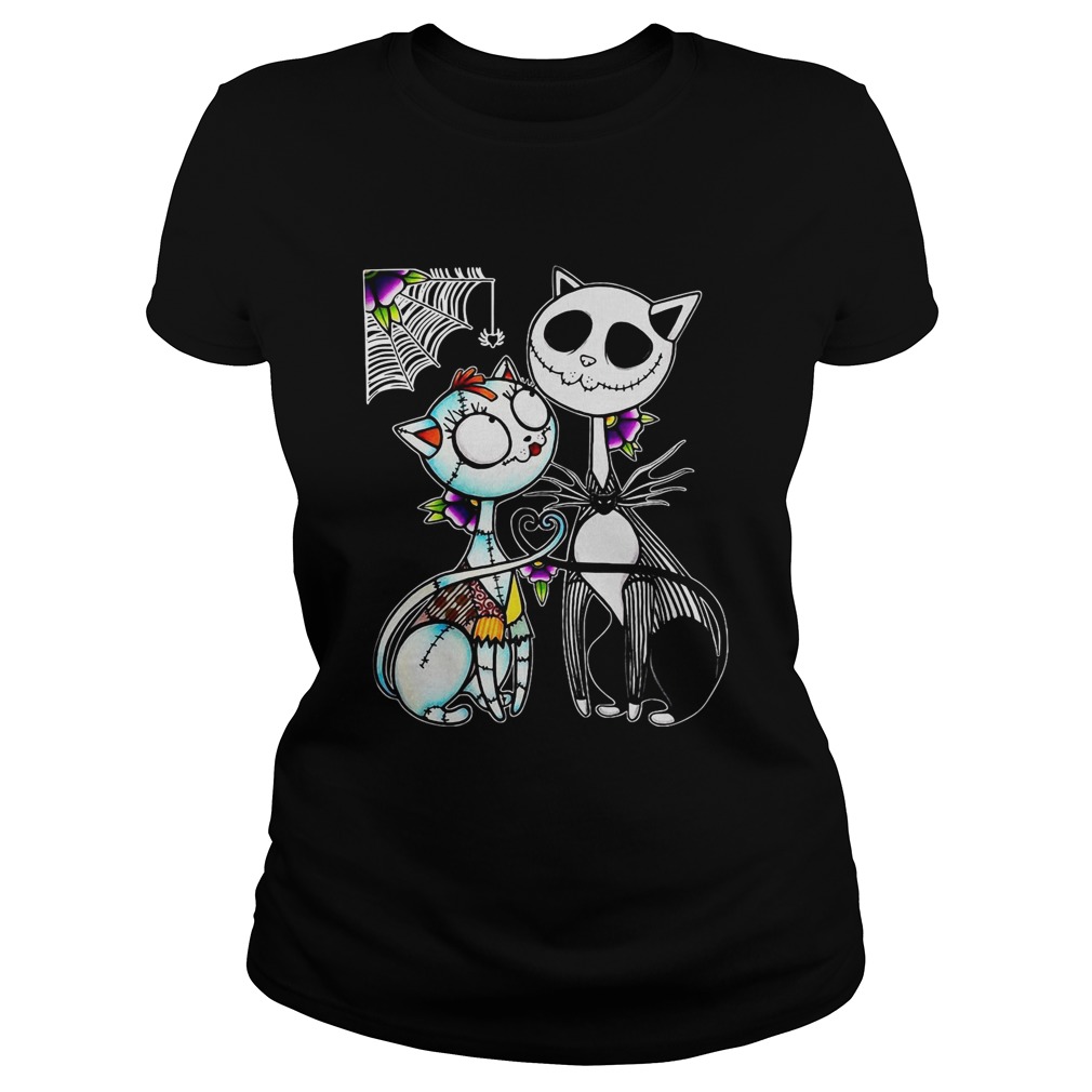 Jack Skellington and Sally cat Classic Ladies