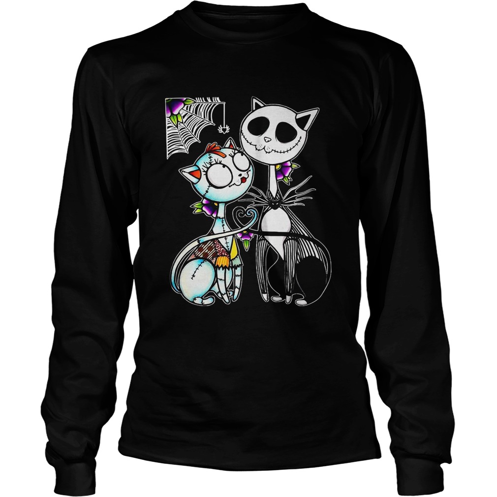 Jack Skellington and Sally cat LongSleeve