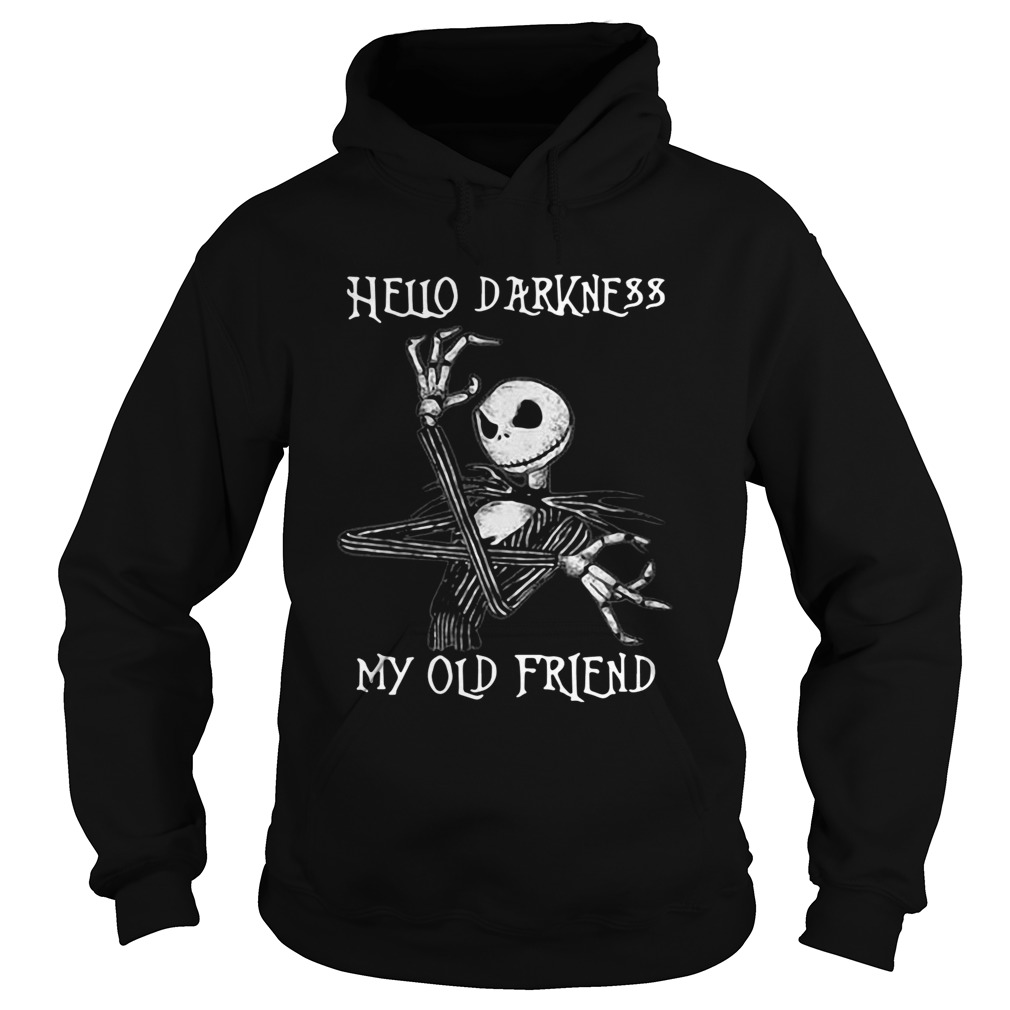 Jack Skellington hello darkness my old friend Hoodie