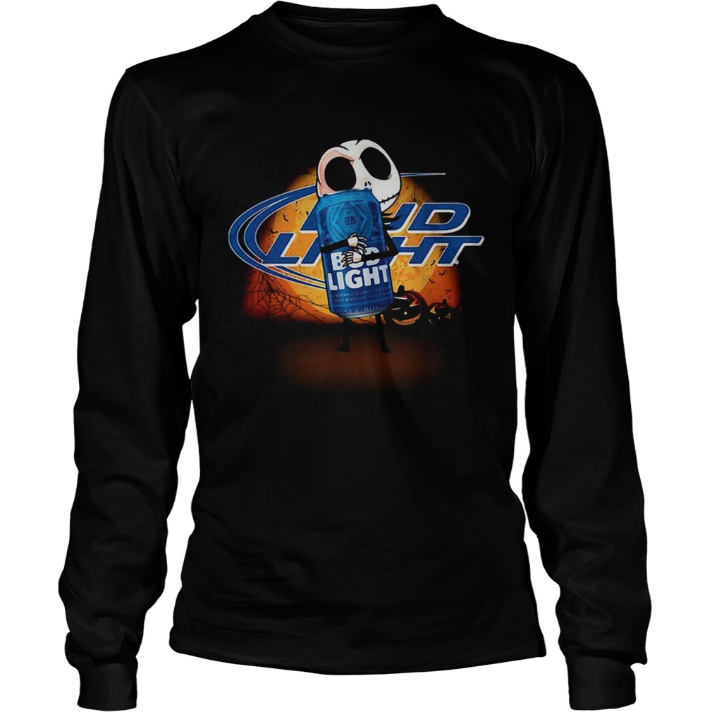 Jack Skellington hug Bud Light Halloween LongSleeve