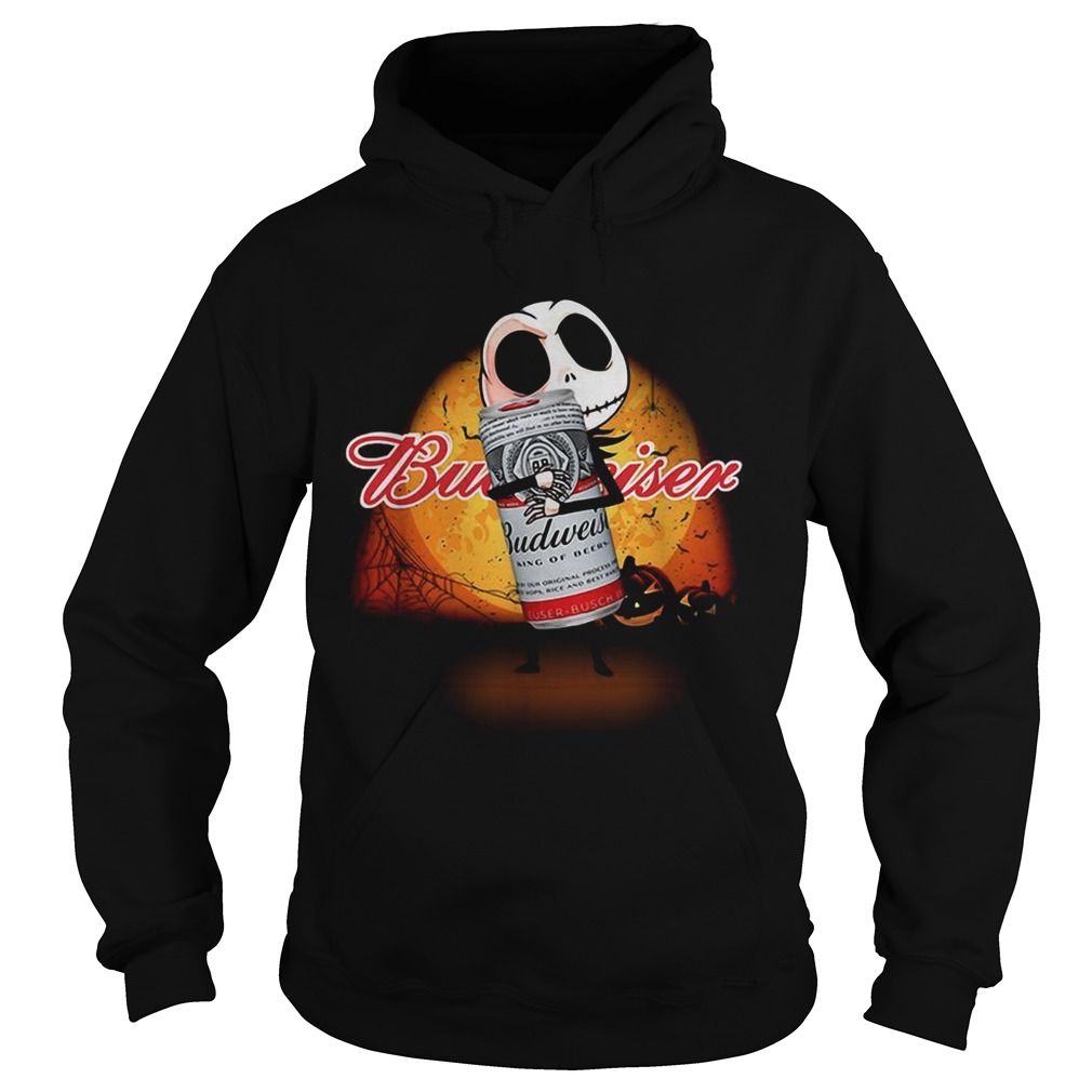 Jack Skellington hug Budweiser Halloween Hoodie