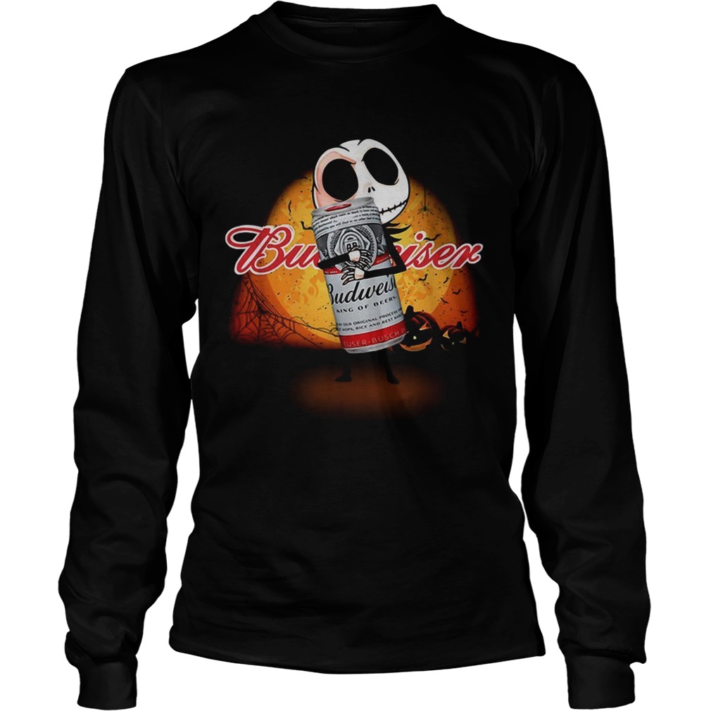 Jack Skellington hug Budweiser Halloween LongSleeve