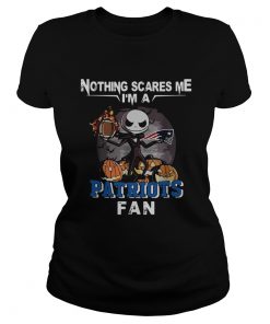 Jack Skellington nothing scares me Im a New England Patriots fan  Classic Ladies