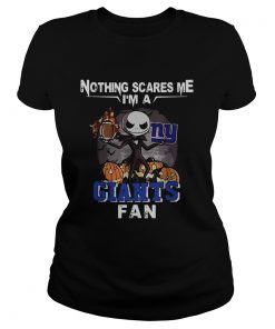 Jack Skellington nothing scares me Im a New York Giants fan  Classic Ladies