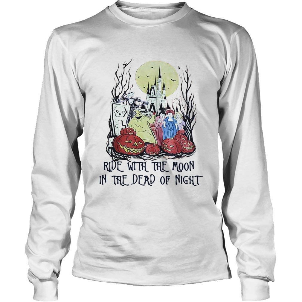 Jack Skellington ride with the moon in the dead of night LongSleeve