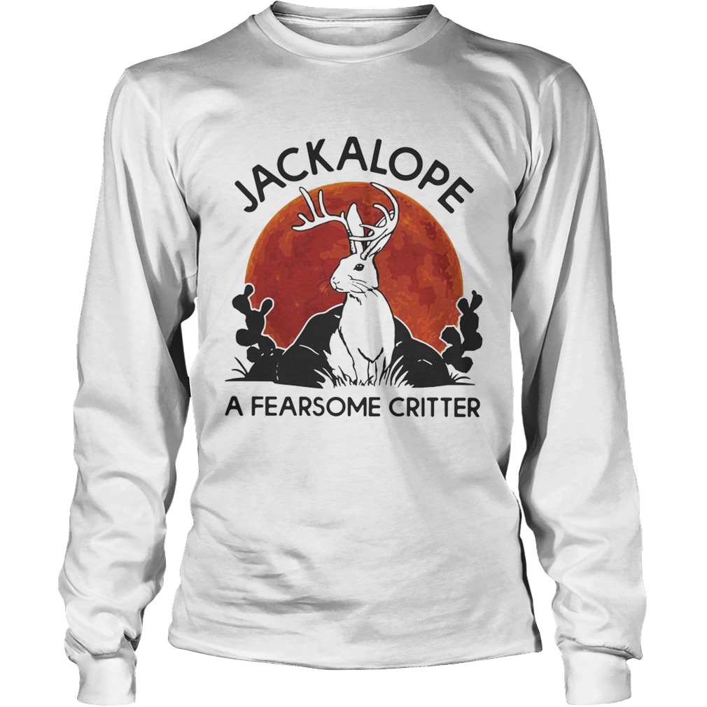 Jackalope a fearsome critter sunset LongSleeve