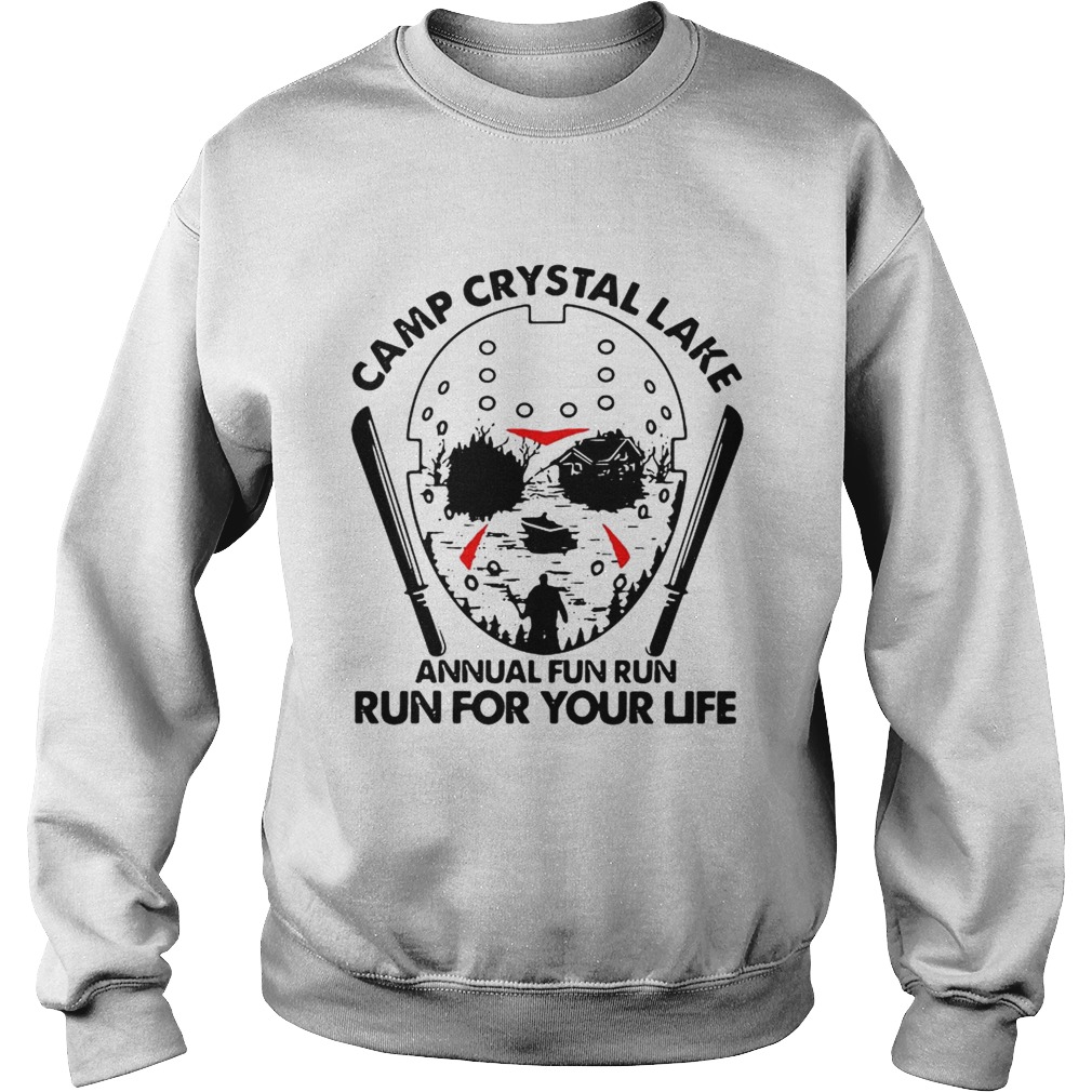 Jason Voorhees Camp crystal lake annual fun run run for your life Sweatshirt