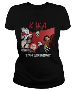 KWA straight outta nightmares NWA Parody Halloween  Classic Ladies