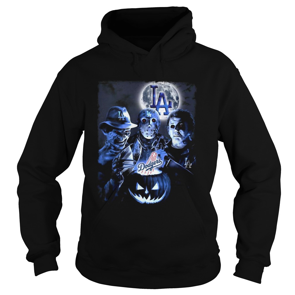 Los Angeles Dodgers Horror characters Hoodie