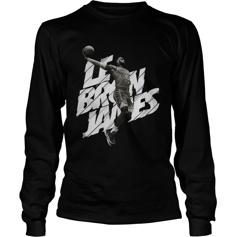 Los Angeles Lakers Lebron James dunk LongSleeve