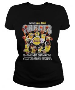 Los Angeles Lakers all time 16 time NBA champions  Classic Ladies