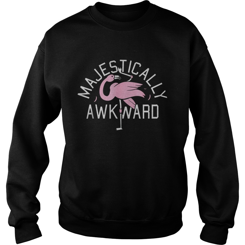 Majestically Awkward Pink Flamingo Funny Bar Crawl Shirt TShirt Sweatshirt