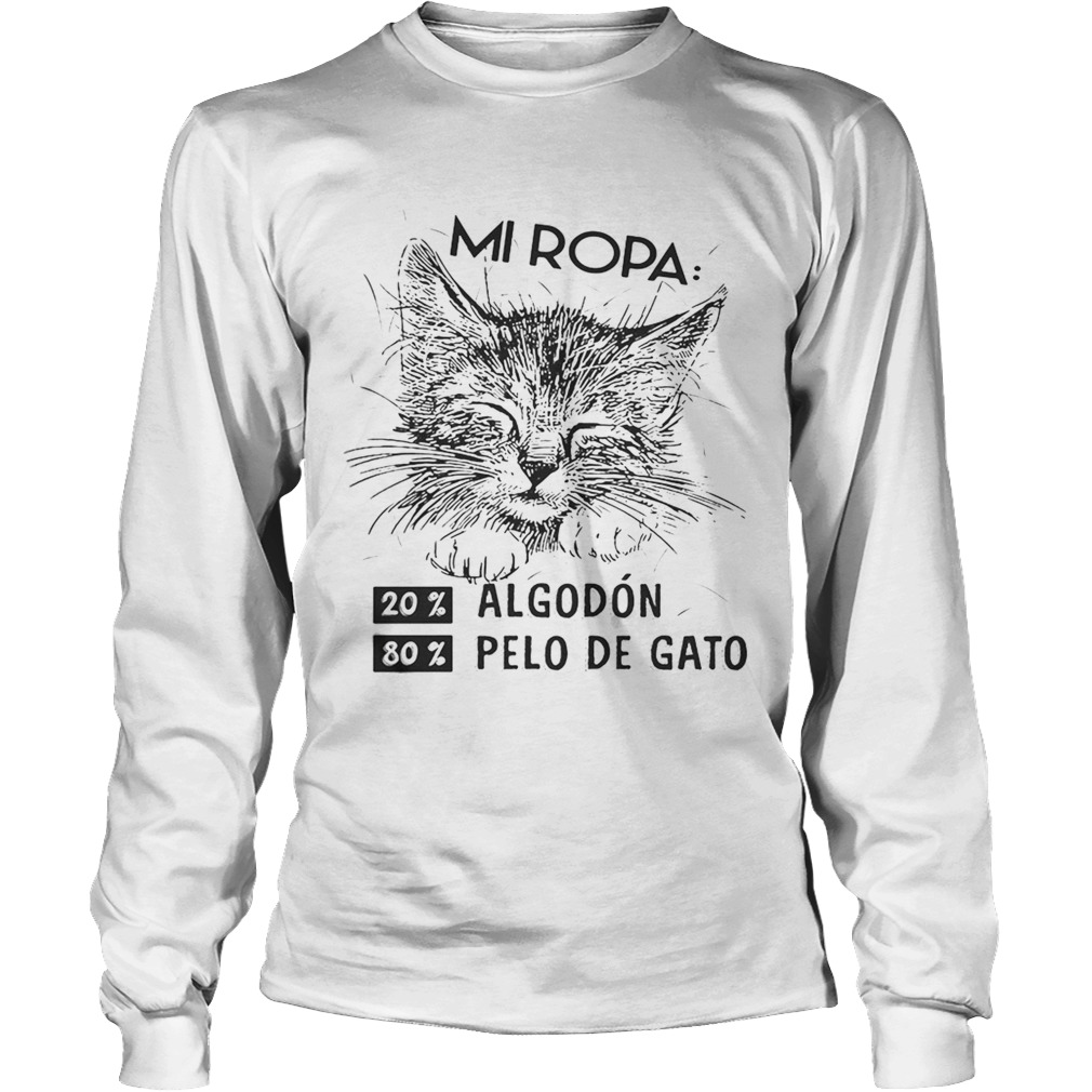 Mi Ropa 20 Algodon 80 Pelo De Gato Shirt LongSleeve