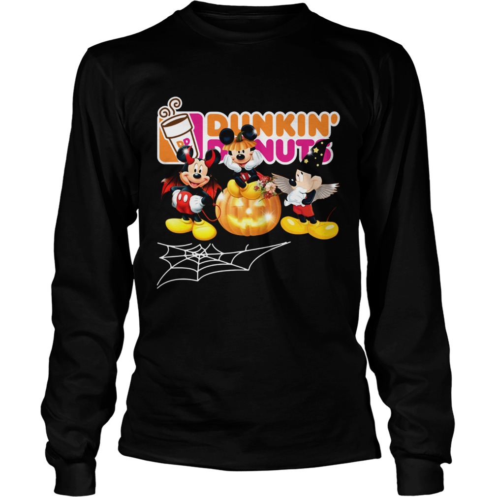 Mickey Mouse Dunkin Donuts Halloween LongSleeve