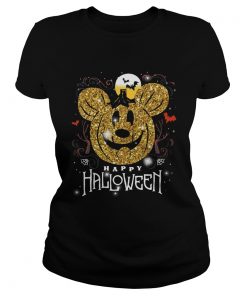 Mickey head happy halloween  Classic Ladies