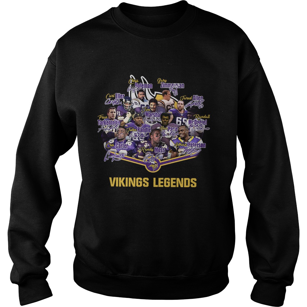 Minnesota vikings legends signatures Sweatshirt