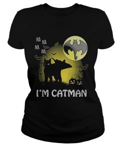 Na na na na Im catman black Halloween moon  Classic Ladies