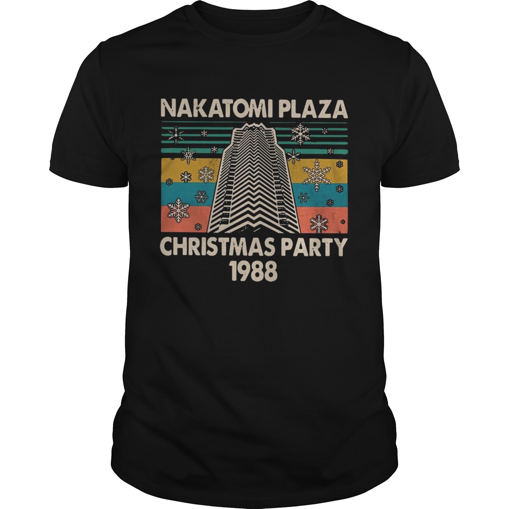 Nakatomi Plaza Christmas party 1988 vintage shirt