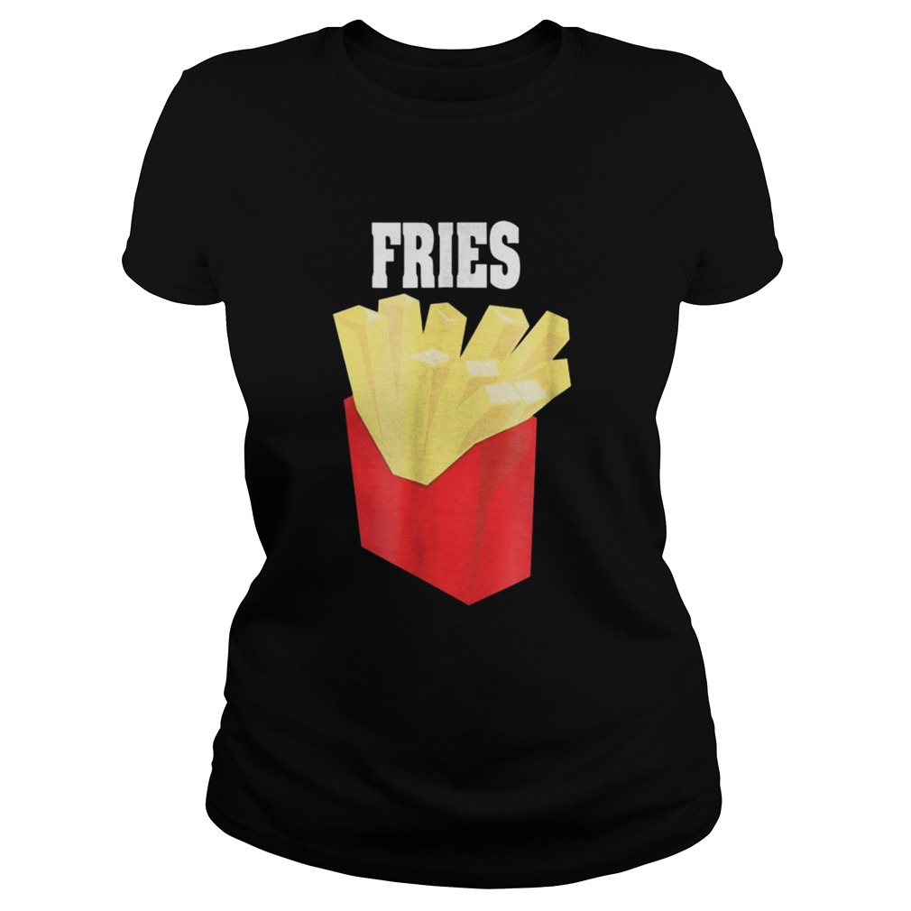 Nice French Fries Couples Halloween Costume BurgerFries Classic Ladies