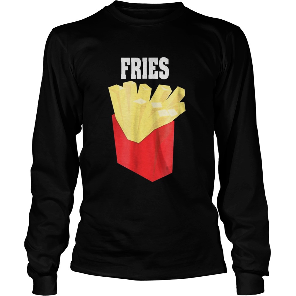 Nice French Fries Couples Halloween Costume BurgerFries LongSleeve