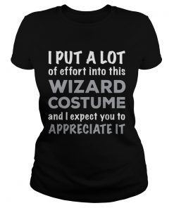 Official Easy Lazy Wizard Halloween Costume  Classic Ladies