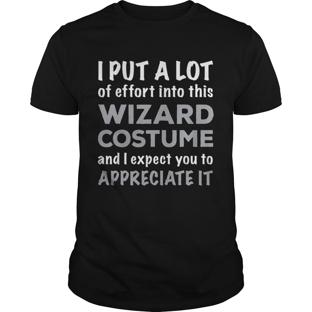 Official Easy Lazy Wizard Halloween Costume shirt