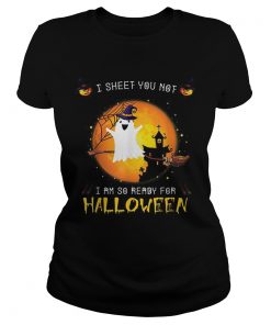 Official I Sheet You Not Im So Ready For Halloween Boo Witch Costume  Classic Ladies