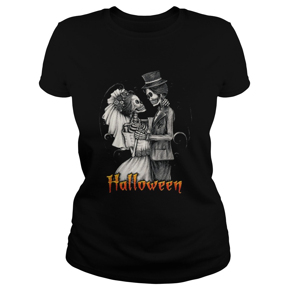 Original Halloween Wedding Day In OctoberBride And Groom Classic Ladies